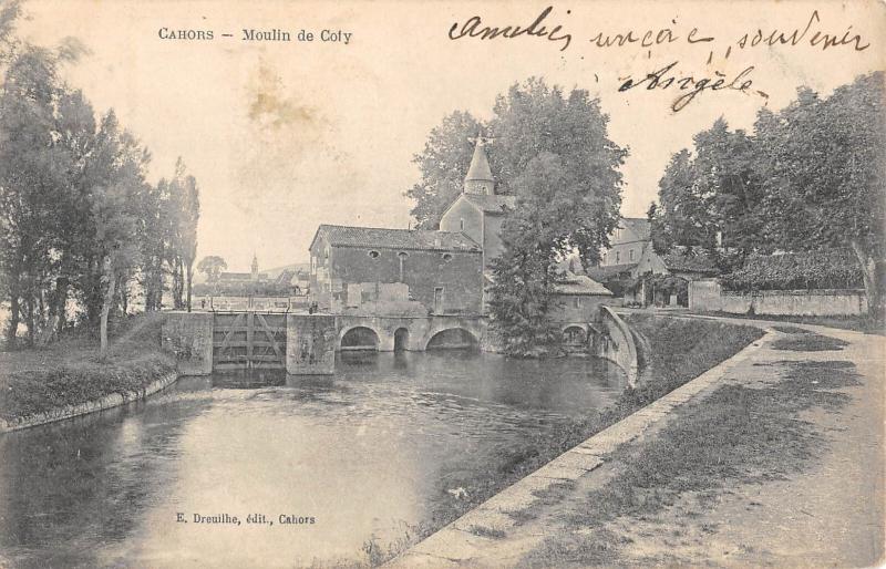 Carte postale ancienne Cahors - Moulin De Coty à Cahors