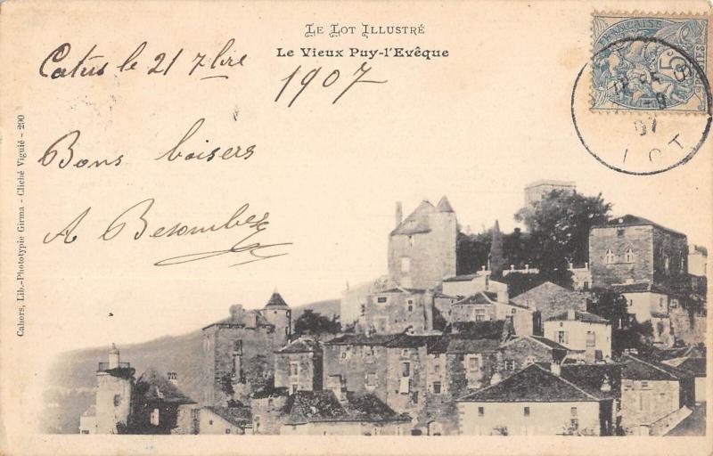 Carte postale ancienne Le Vieux Puy Leveque