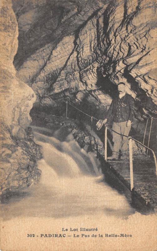 Carte postale ancienne Padirac - Le Pas De La Belle Mere à Padirac