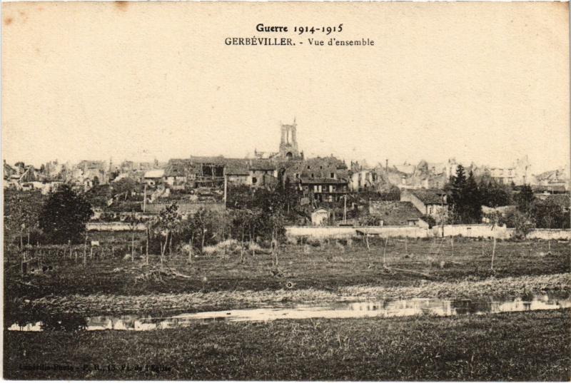 Carte postale ancienne Gerbeviller vue d'ensemble