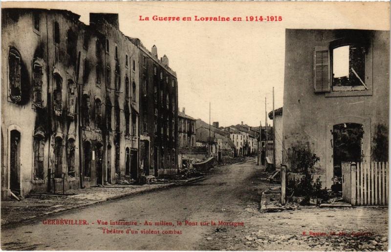 Carte postale ancienne Gerbeviller vue interieure