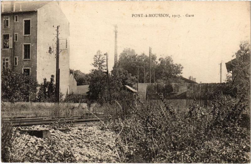 Carte postale ancienne Pont a Mousson la Gare à Mousson