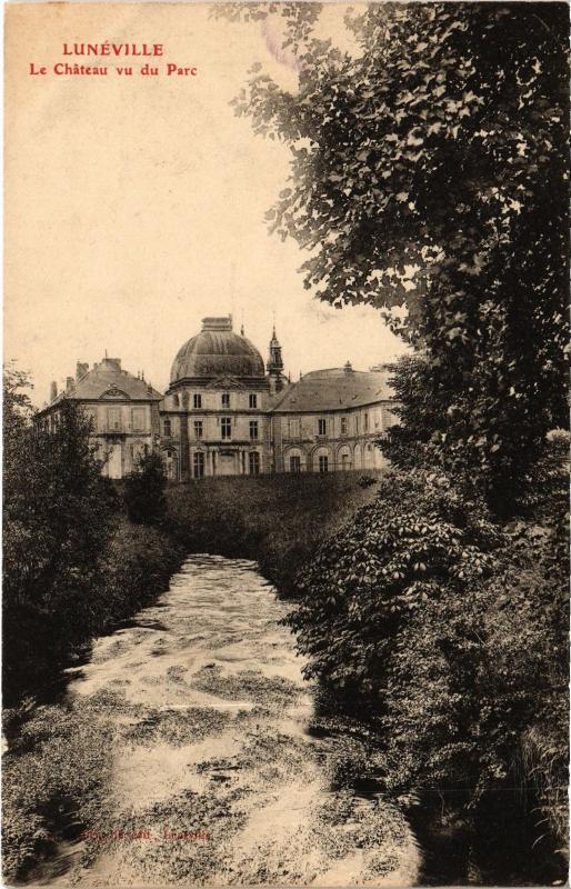 Carte postale ancienne Luneville le Chateau
