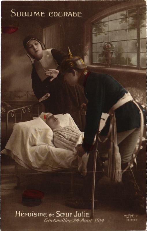 Carte postale ancienne Gerbeviller souvenir