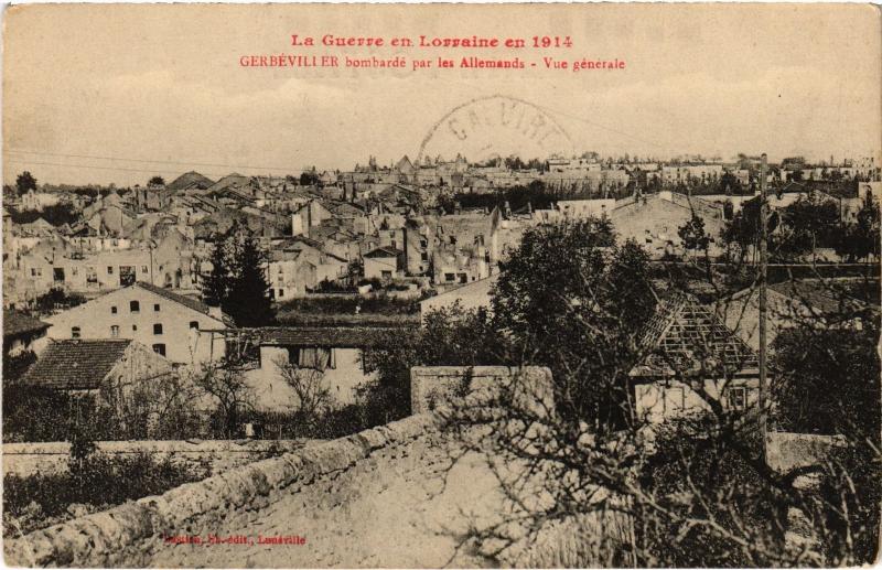 Carte postale ancienne Gerbeviller vue generale