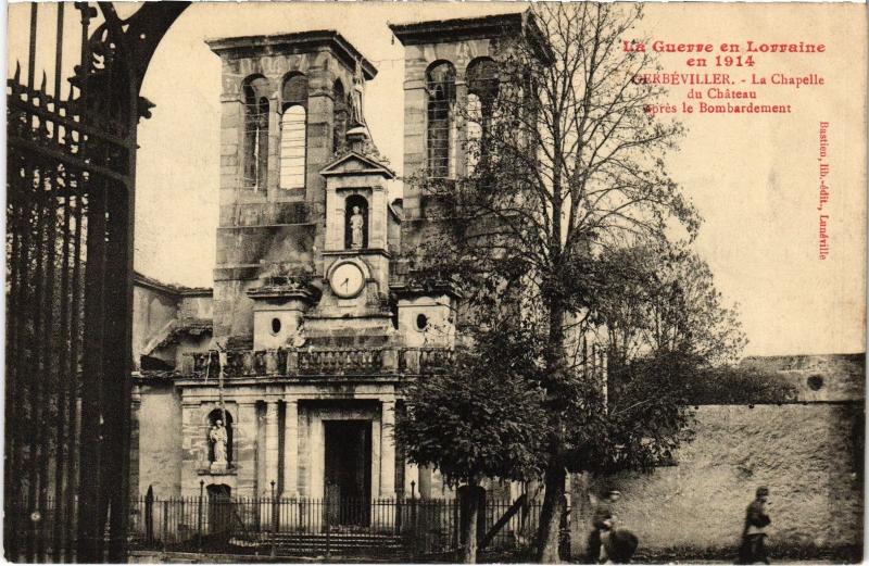 Carte postale ancienne Gerbeviller la chapelle