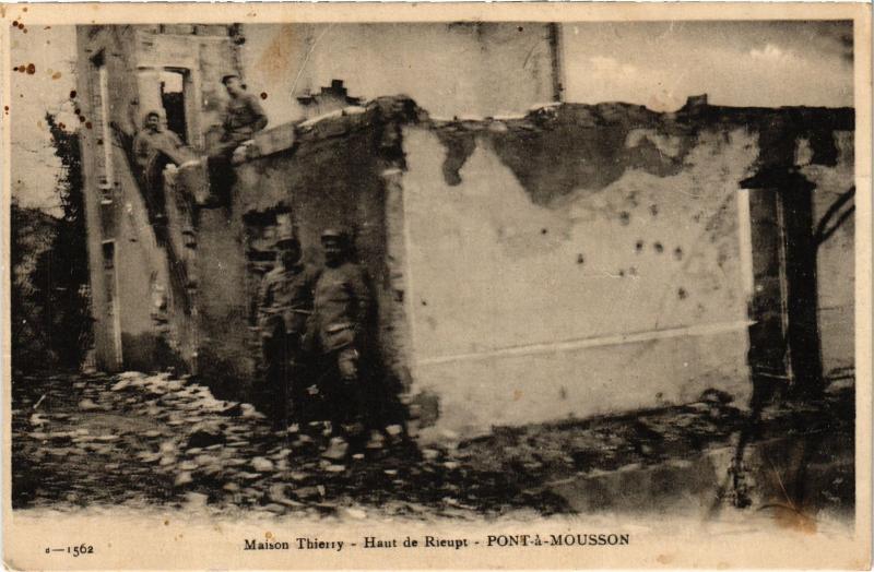 Carte postale ancienne Pont a Mousson Haut de Rieupt à Mousson