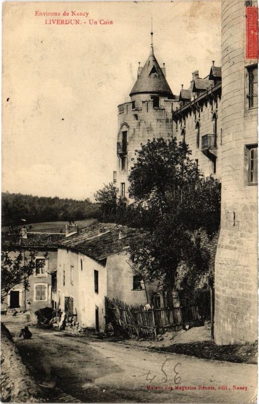Carte postale ancienne Liverdun un coin à Liverdun