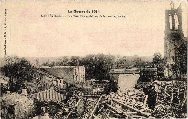 Carte postale ancienne Gerbeviller vue d'ensemble