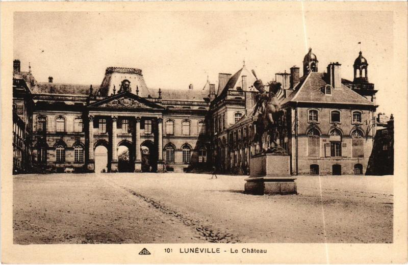 Carte postale ancienne Luneville le Chateau