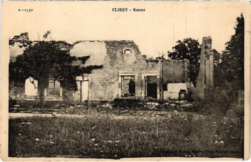 Carte postale ancienne Flirey Ruines à Flirey