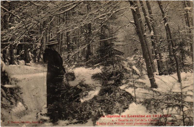 Carte postale ancienne Bataille du Col de la Chipore