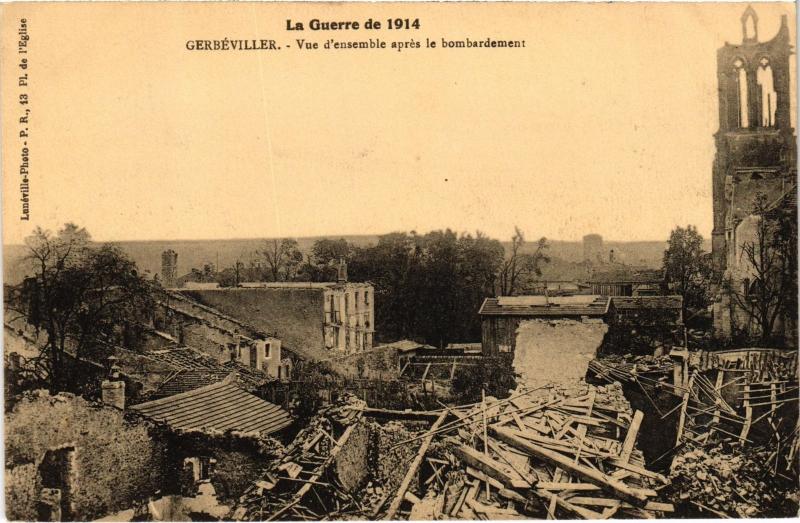Carte postale ancienne Gerbeviller vue d'ensemble