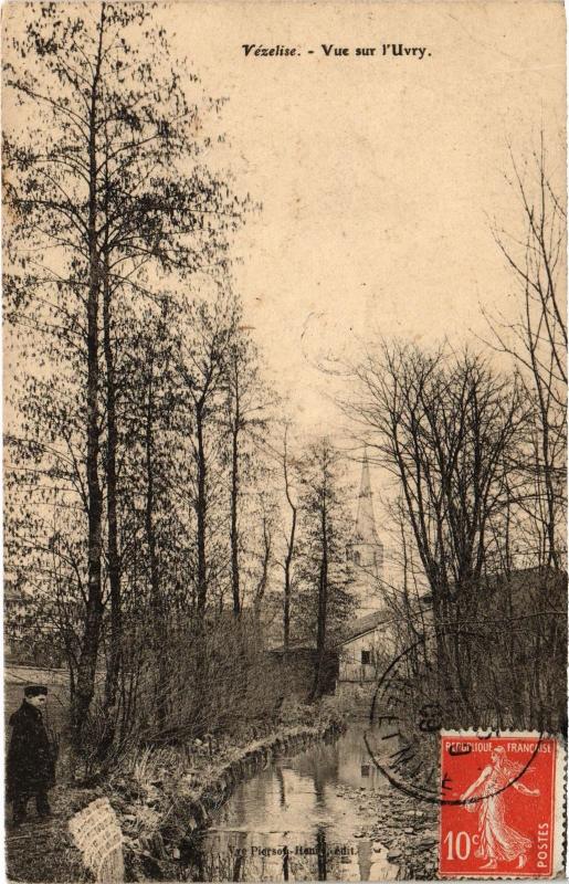Carte postale ancienne Vezelise vue sur l'Uvry
