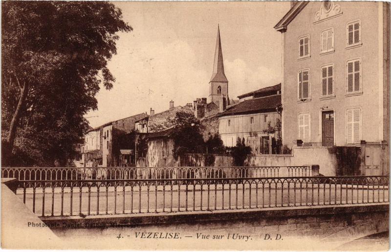 Carte postale ancienne Vezelise vue sur l'Uvry