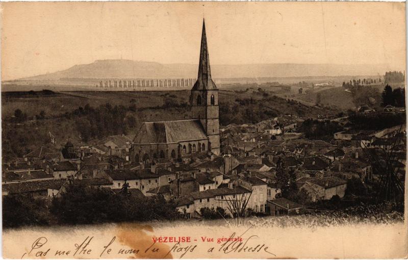 Carte postale ancienne Vezelise vue generale