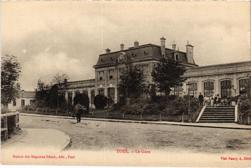 Carte postale ancienne Toul la Gare
