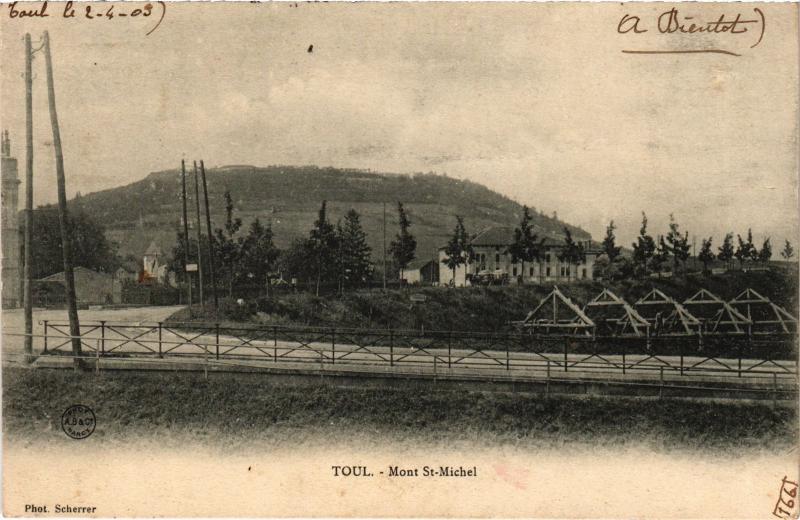 Carte postale ancienne Toul Mont Saint-Michel
