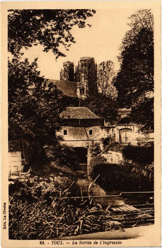 Carte postale ancienne Toul Sortie de l'Ingressin