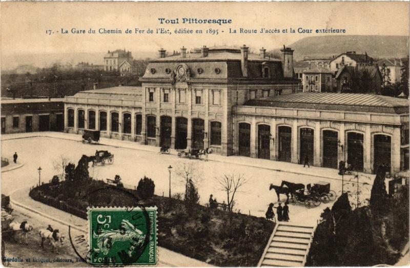 Carte postale ancienne Toul la Gare