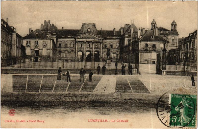 Carte postale ancienne Luneville le Chateau