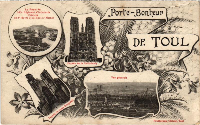 Carte postale ancienne Toul souvenir