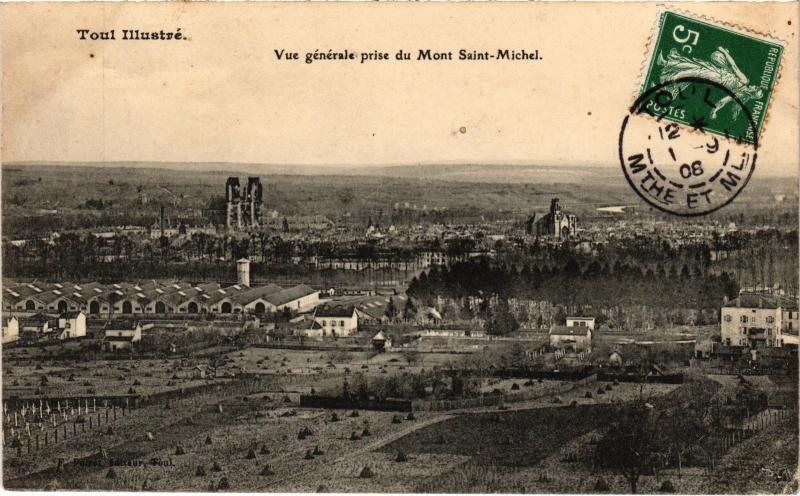 Carte postale ancienne Toul vue generale