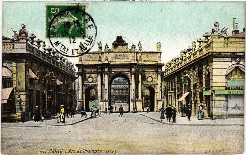 Carte postale ancienne Nancy Arc de Triomphe à Nancy