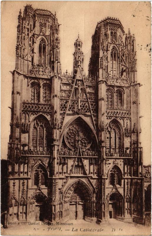 Carte postale ancienne Toul Cathedrale