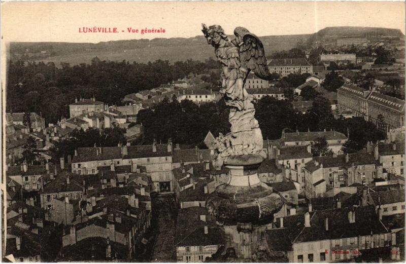 Carte postale ancienne Luneville vue generale