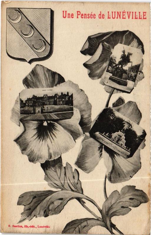 Carte postale ancienne Luneville souvenir