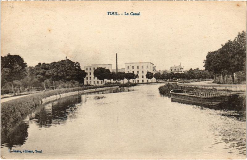 Carte postale ancienne Toul le Canal