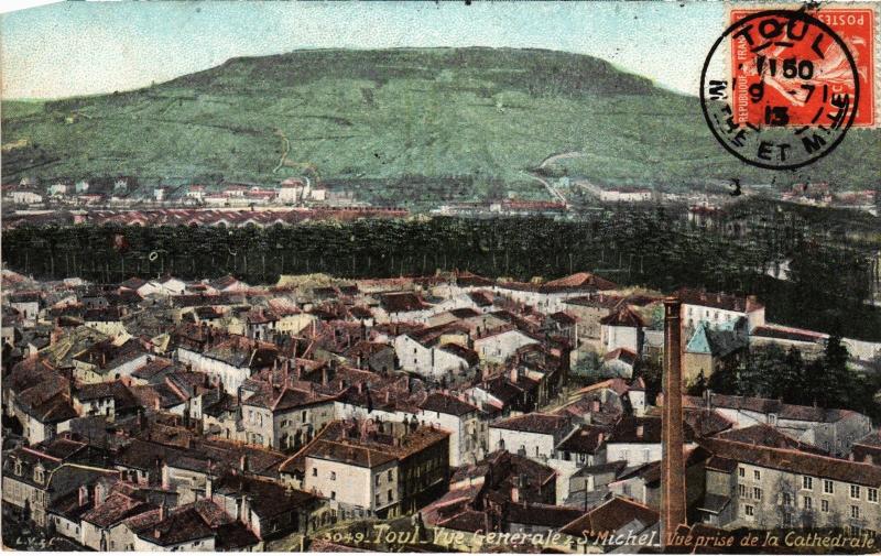 Carte postale ancienne Toul vue generale