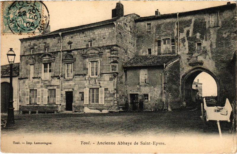 Carte postale ancienne Toul Ancienne Abbaye de Saint-Epvre