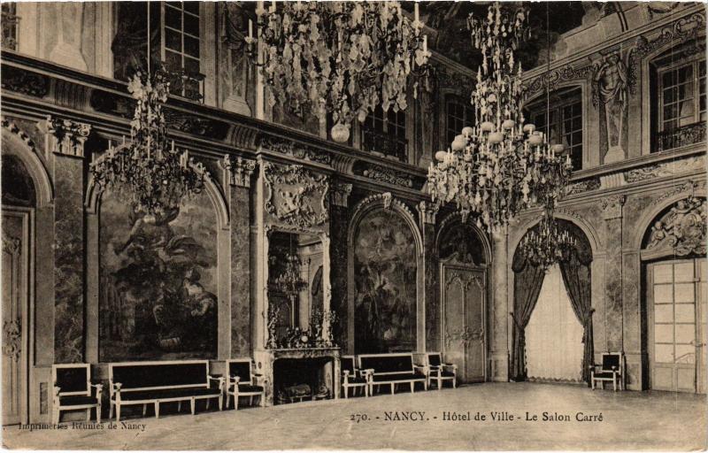 Carte postale ancienne Nancy Hotel de Ville Salon Carre à Nancy