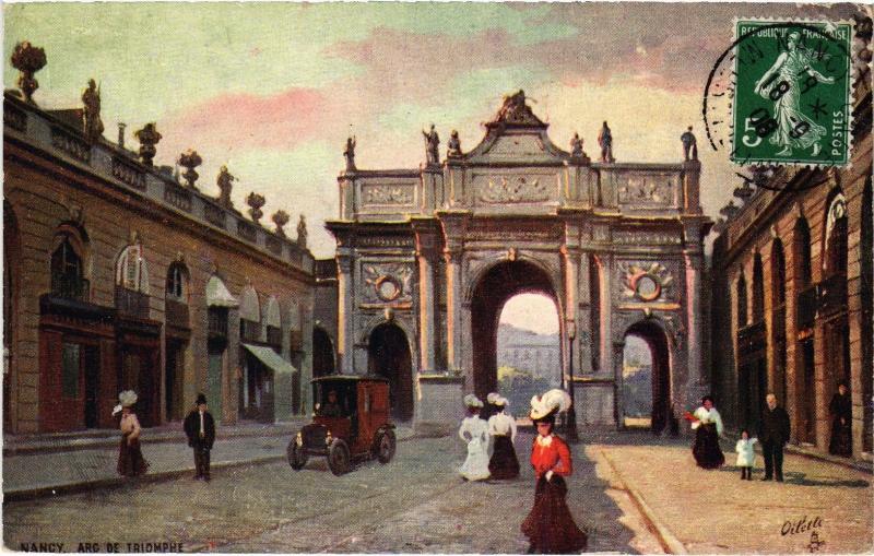 Carte postale ancienne Nancy Arc de Triomphe à Nancy
