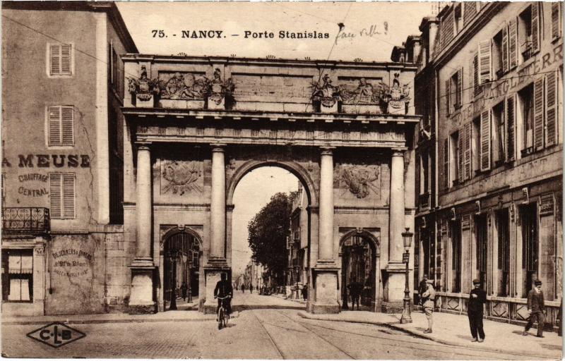 Carte postale ancienne Nancy Porte Stanislas à Nancy