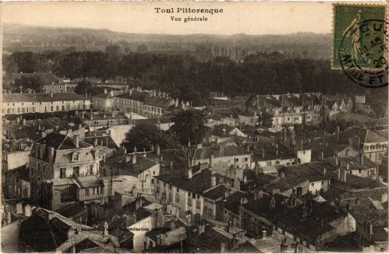Carte postale ancienne Toul vue generale