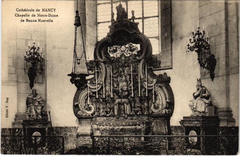 Carte postale ancienne Nancy Cathedrale Chapelle de Bonne Nouvelle à Nancy