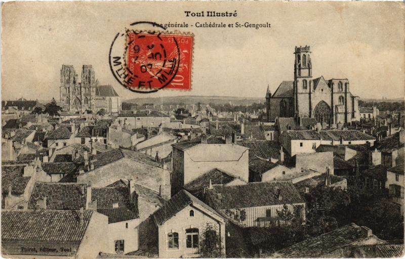 Carte postale ancienne Toul vue generale