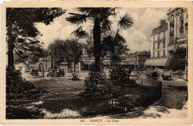 Carte postale ancienne Nancy la Gare à Nancy