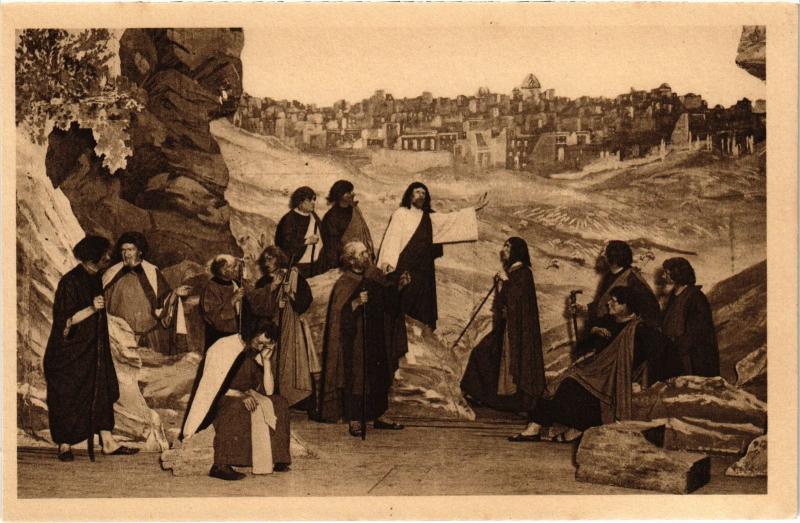 Carte postale ancienne Nancy le dernier voyage a Jerusalem à Nancy