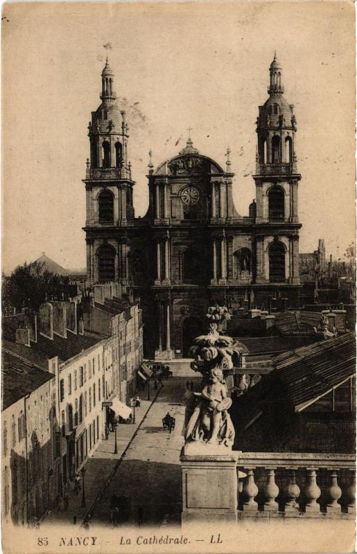 Carte postale ancienne Nancy Cathedrale à Nancy