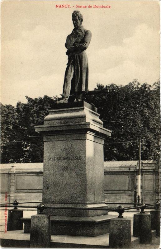 Carte postale ancienne Nancy Statue de Dombasle à Nancy