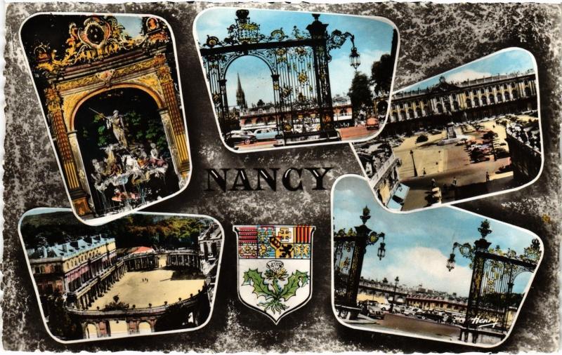 Carte postale ancienne Nancy souvenir à Nancy