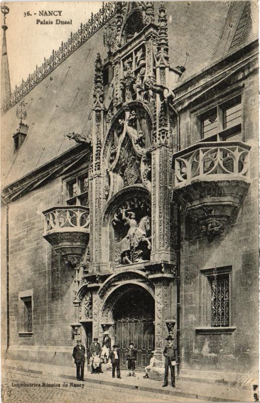 Carte postale ancienne Nancy Palais Ducal à Nancy