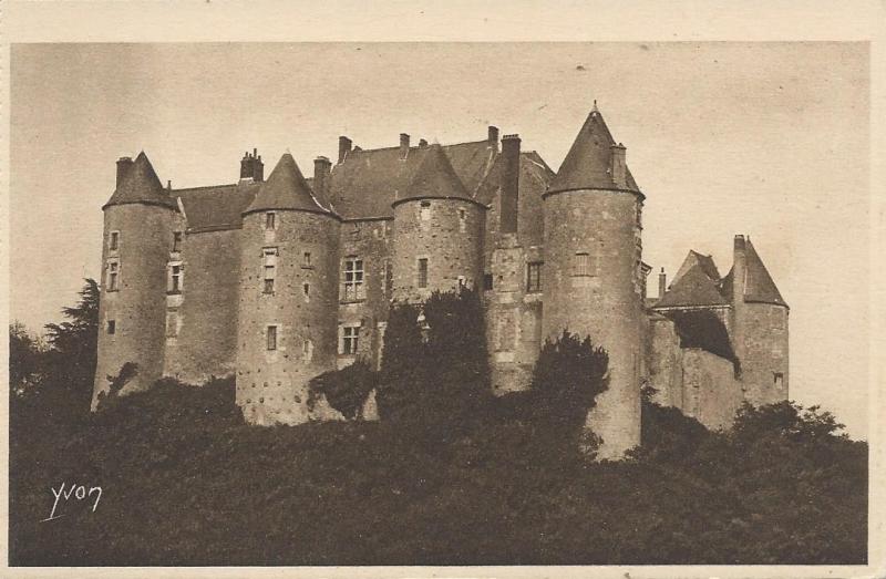 Carte postale ancienne Château à Luynes