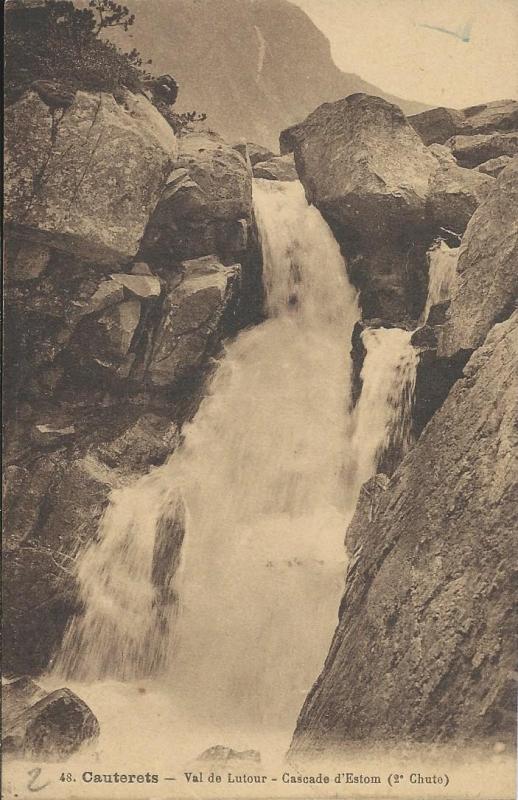 Carte postale ancienne Val de Lutour à Cauterets