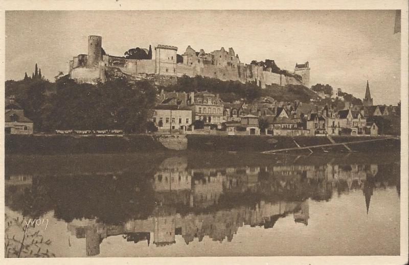 Carte postale ancienne Château à Chinon