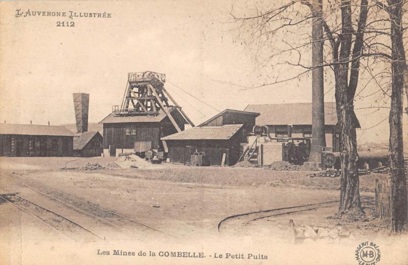 Carte postale ancienne Les Mines De La Combelle - Le Petit Puits - cliché rare